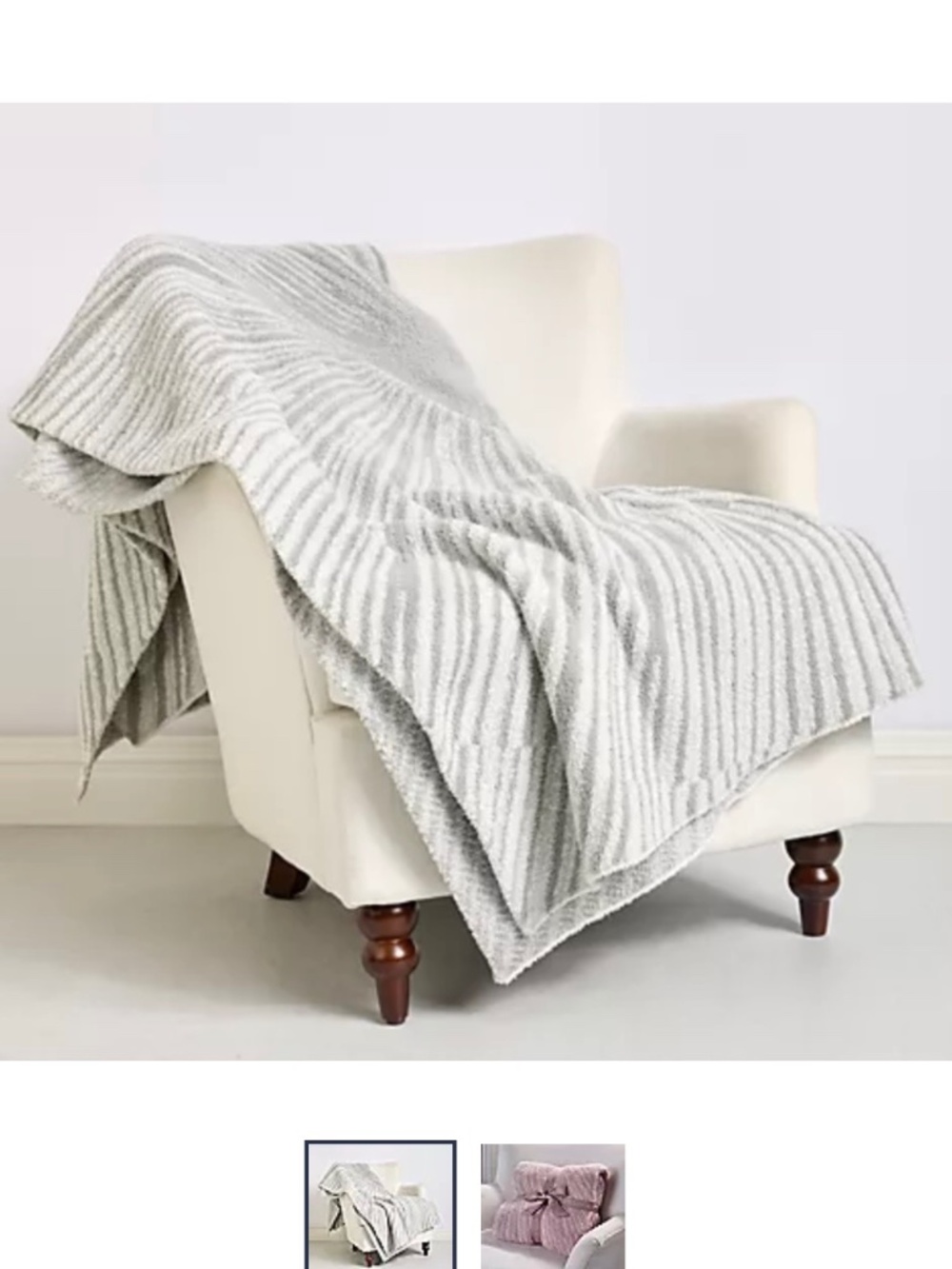 Barefoot Dreams Cozy Chic Covered in Prayer Sunburst Throw Blanket Sea Spray OS